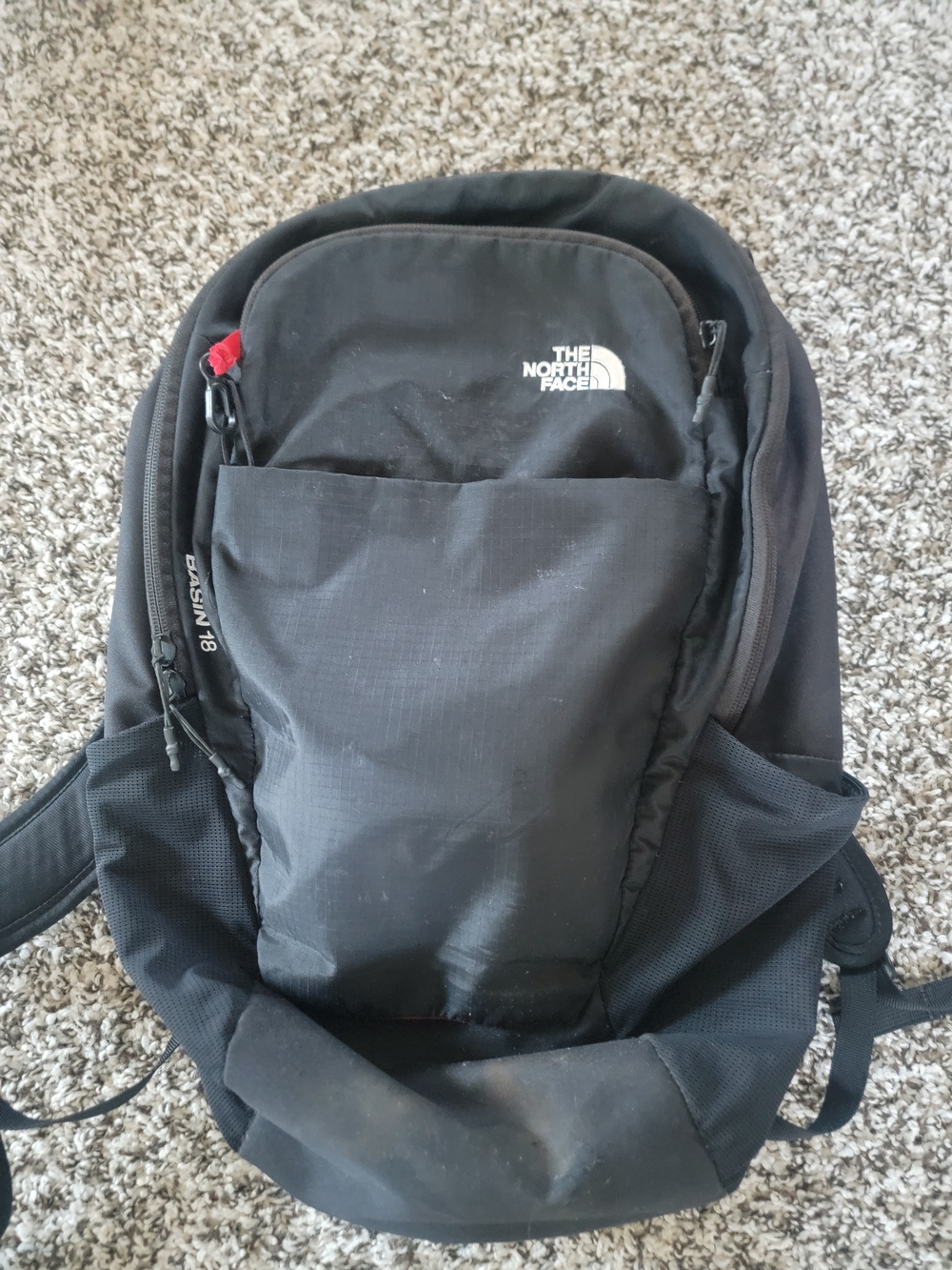 Women's Black North Face Basin 18 Day Hiking Pack